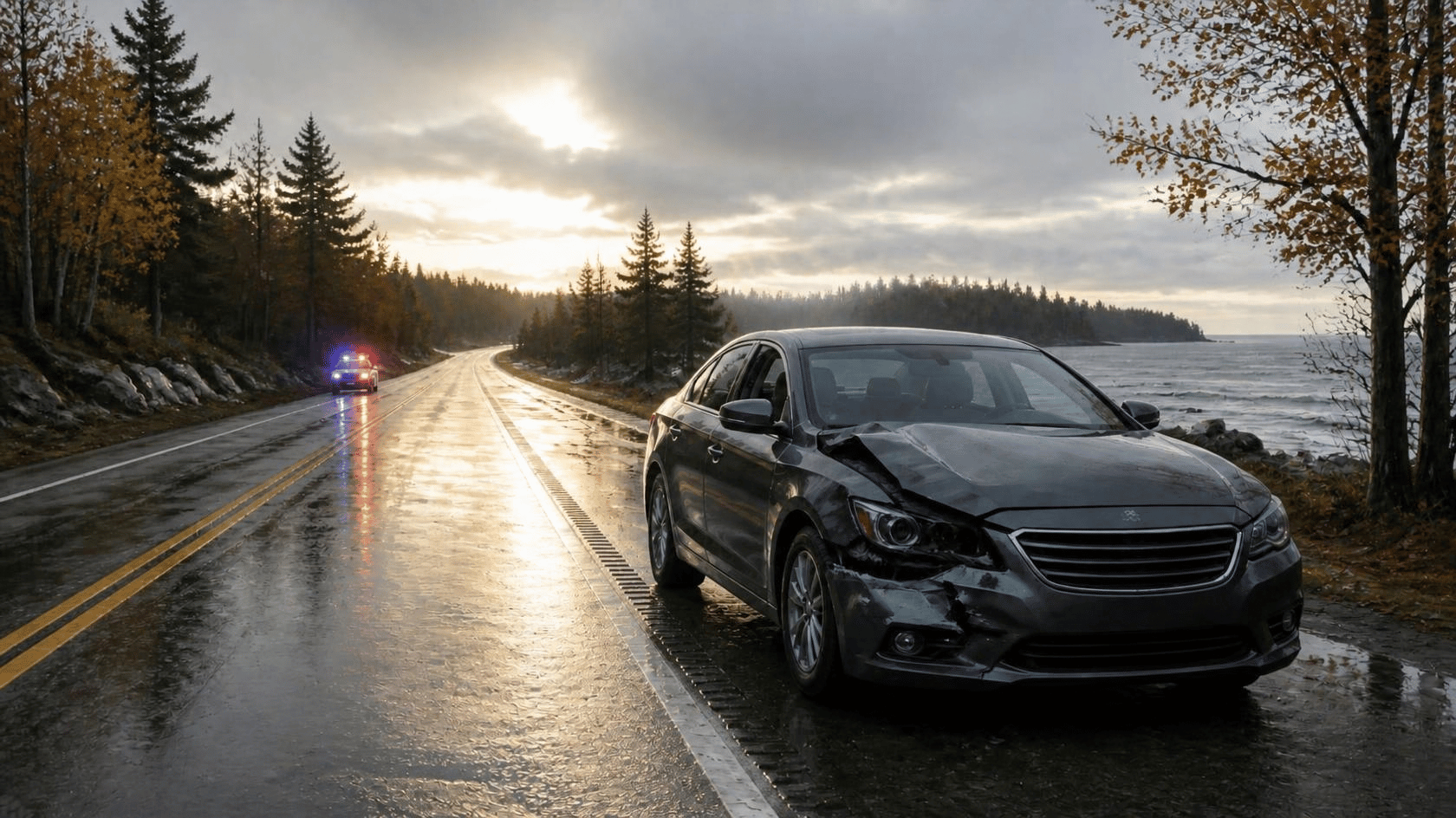 Michigan driver speaking with an attorney after a hit-and-run accident